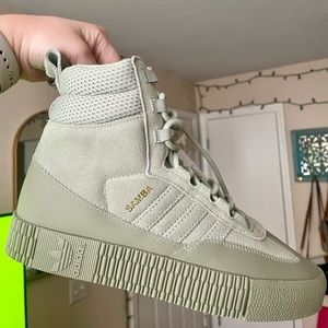 Adidas Samba Boot Sneaker- Halo Green- Limited Edition Size 9